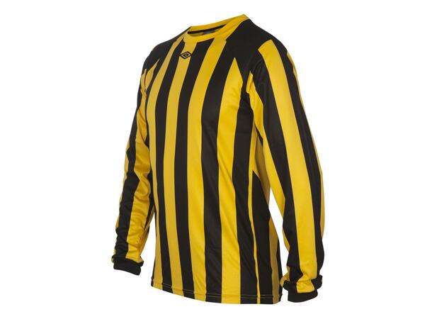 UMBRO Bilbao Stripe Jsy Gul/Svart XL Randig matchtröja lång ärm